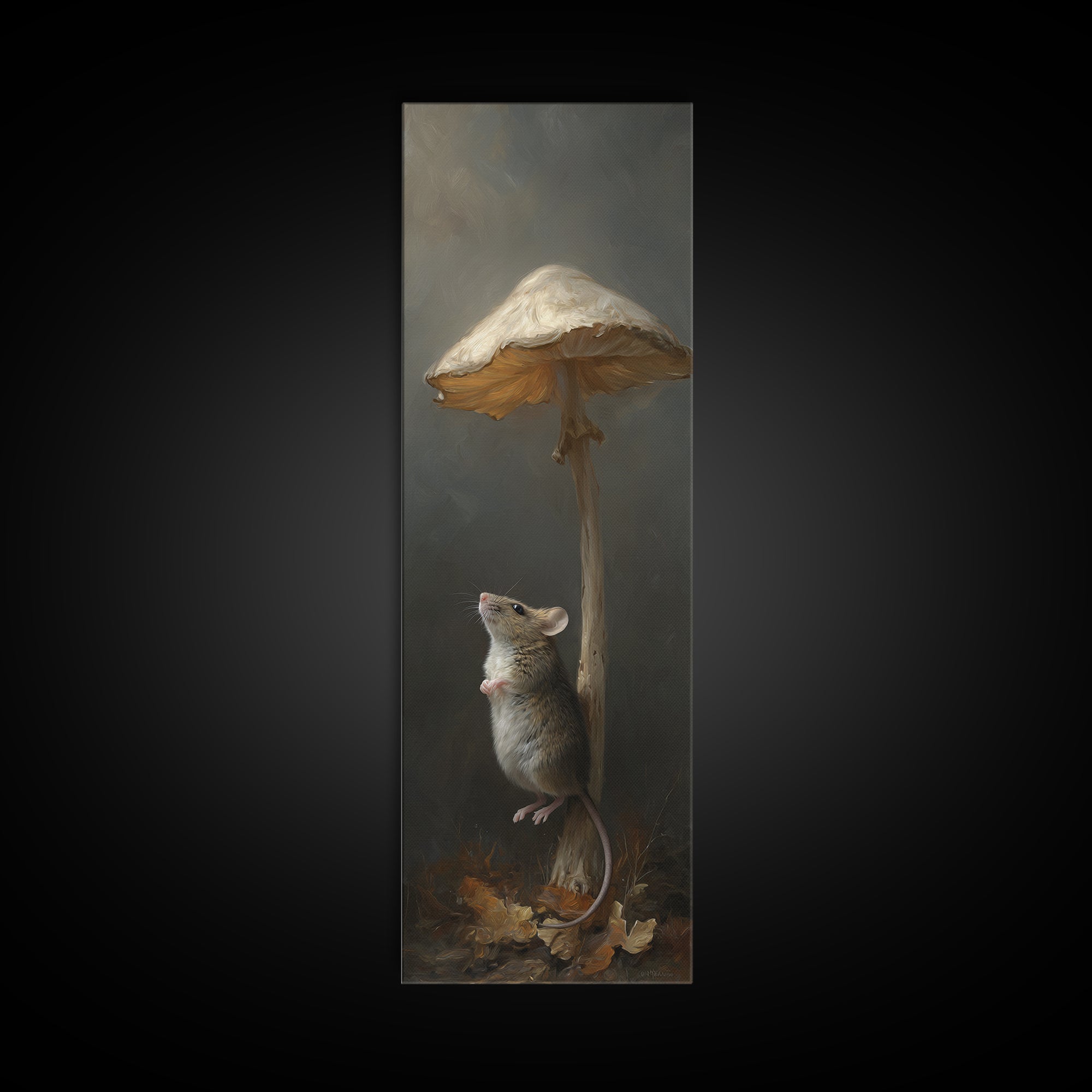 Tiny Field Mouse Canvas Print, Animal Art, Fine Art Print, Living Room Decor, Fine Art, Creature, Wall Decor, Digital Prints, ANI-1x3-94