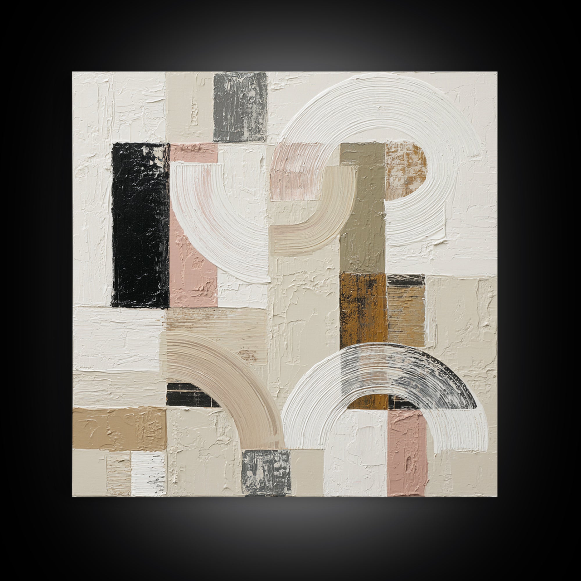Textured Neutral Abstraction Framed Canvas Print, Art, Printable Art, Living Room Decor, Fine Art, Statement Artwork, ART-1x1-61
