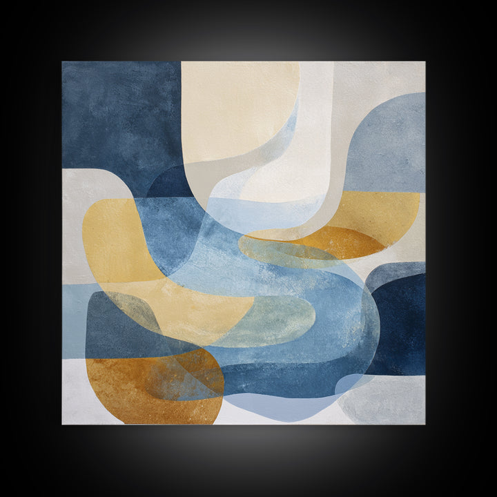 Abstract Water Forms Canvas Print, Art, Modern Decor, Living Room Decor, Abstract Art, Art Prints, Digital Art, ART-1x1-91