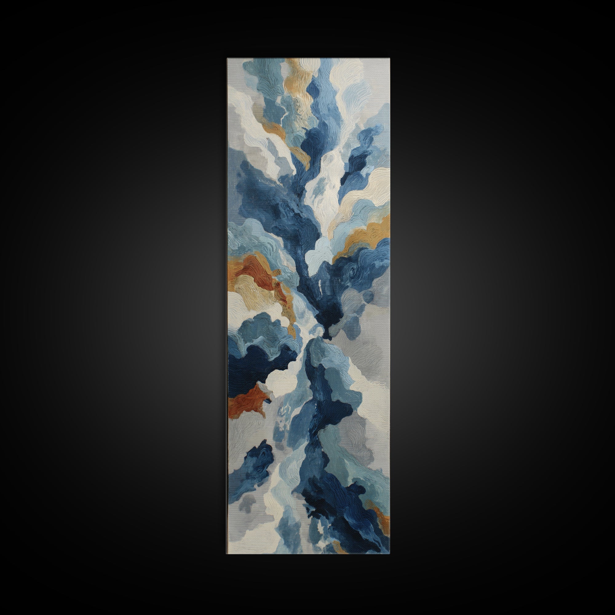 Abstract Water Forms Canvas Print, Art, Neutral Decor, Living Room Decor, Abstract Art, Art Prints, Digital Art, ART-1x3-7