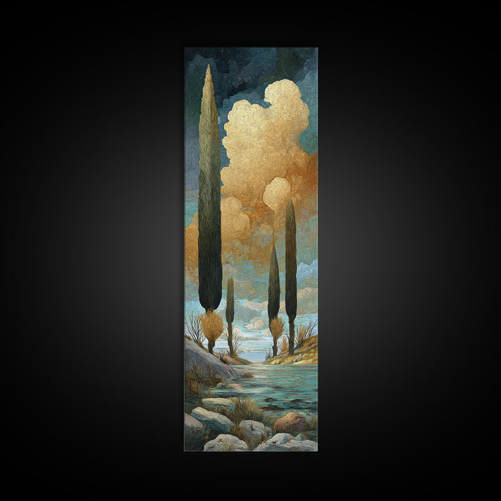 Surreal Dream Landscape Framed Canvas Print, Art, Wall Art for Mom, Living Room Decor, Fine Art, Wood Wall Art, ART-1x3-71
