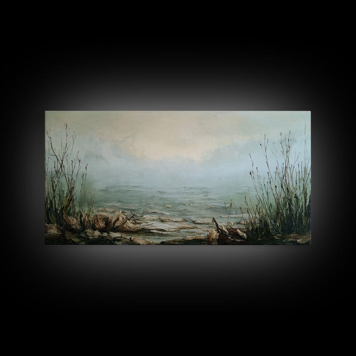 Surreal Dream Landscape Canvas Print, Art, Printable Wall Art, Living Room Decor, Watercolor Art, Canvas Art, ART-2x1-31