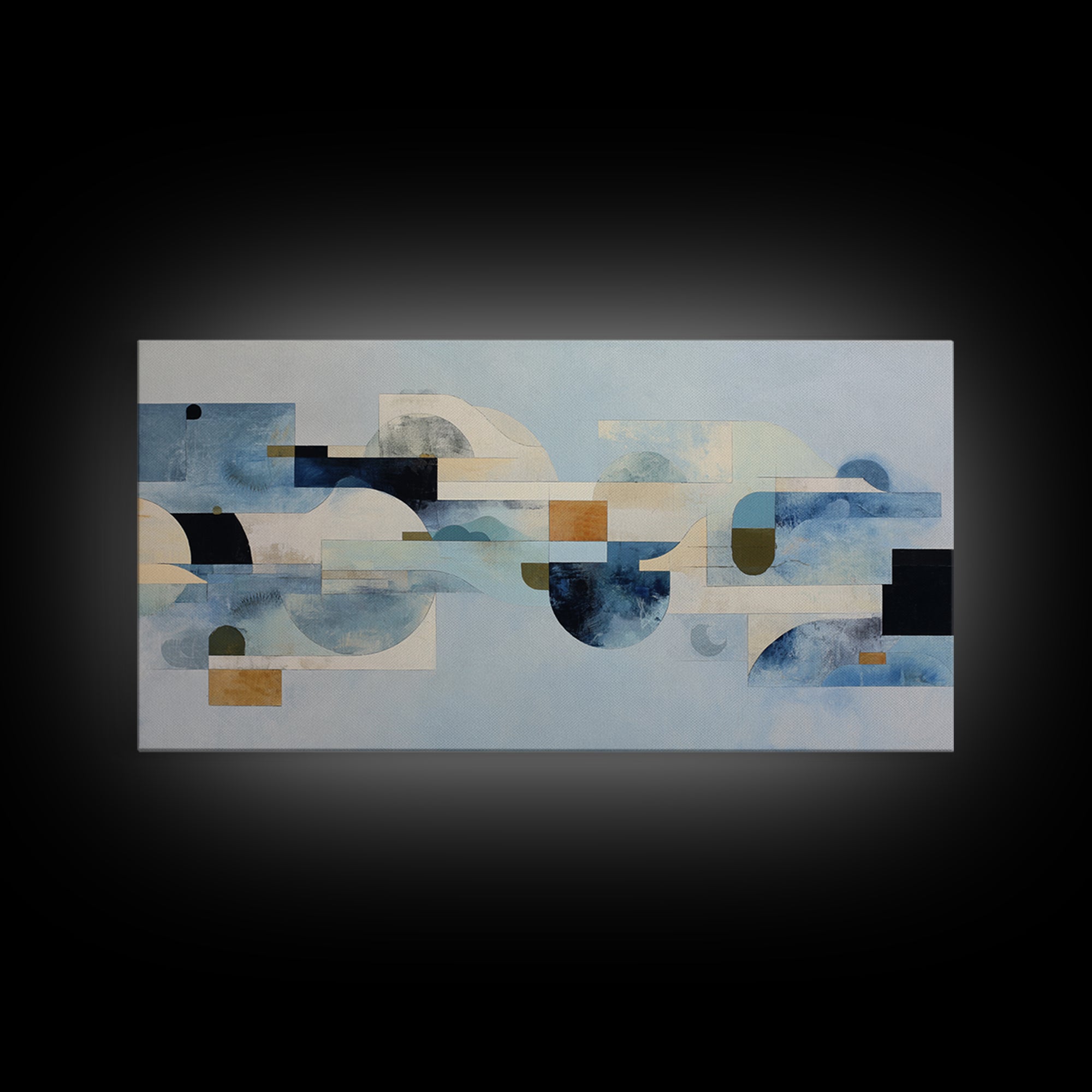 Abstract Water Forms Canvas Print, Art, Living Room Decor, Fine Art, Art Nouveau, Framed Wall Art, Canvas Wall Art, ART-2x1-39