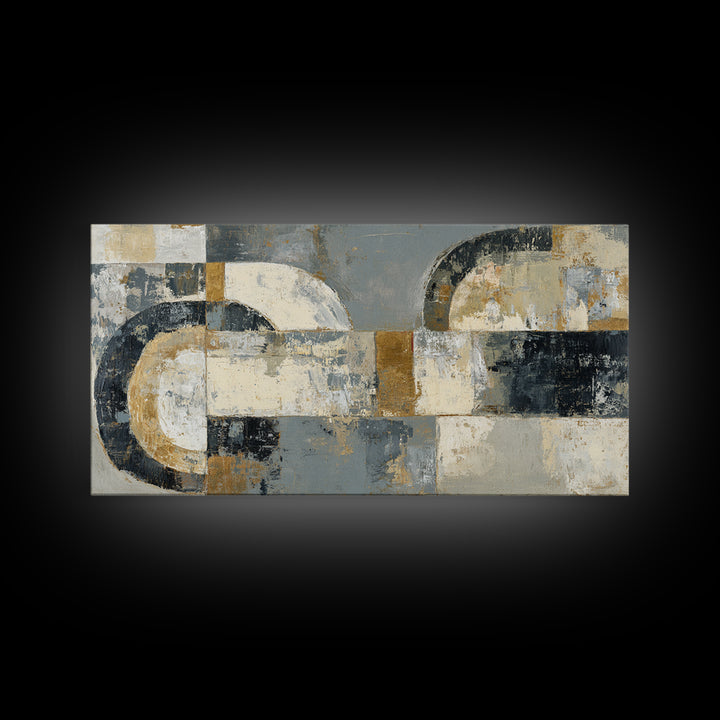 Textured Neutral Abstraction Canvas Print, Art, Textured Painting, Living Room Decor, Abstract Art, Digital Wall Art, ART-2x1-57