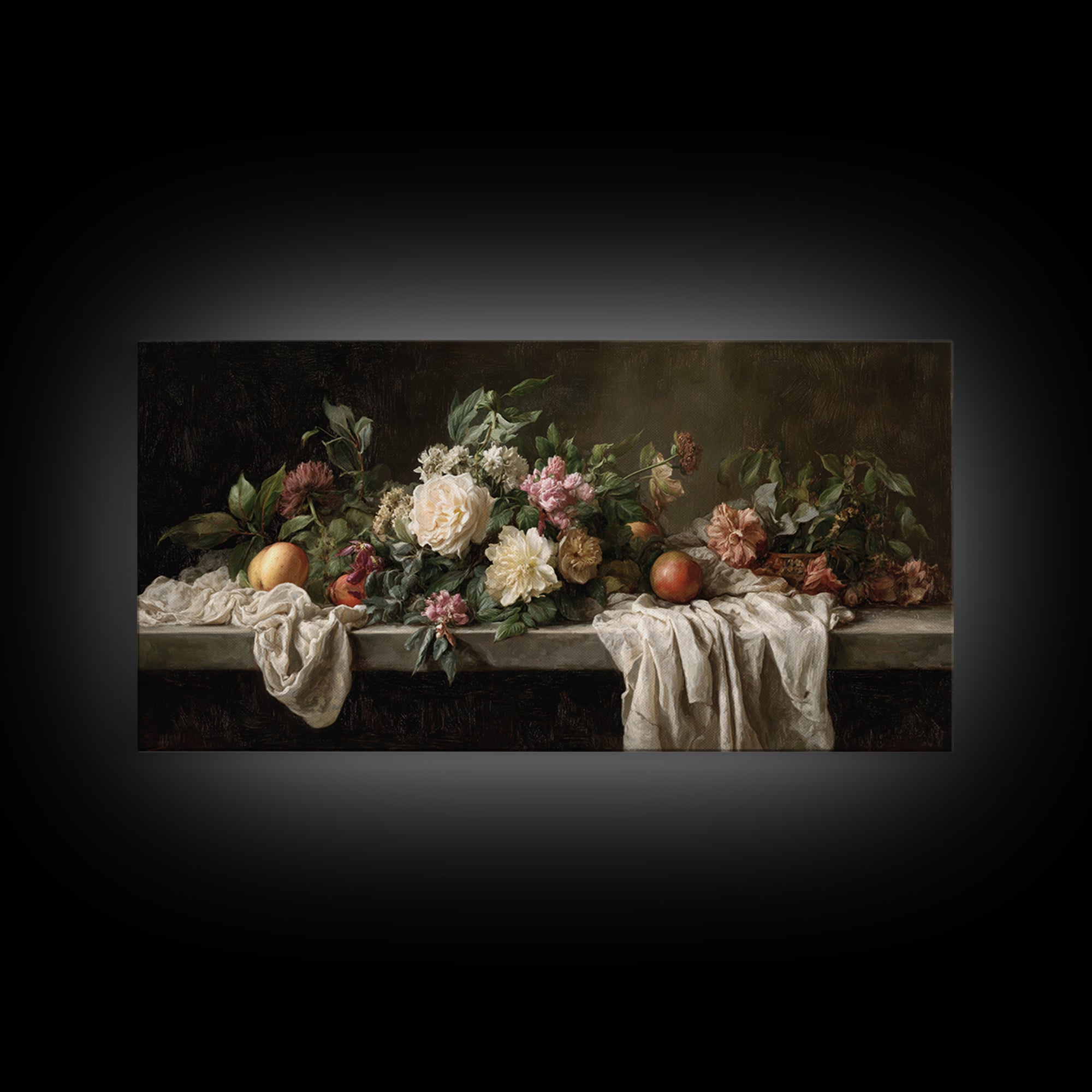 Museum Still Life Canvas Print, Art, Printable Wall Art, Living Room Decor, Watercolor Art, Canvas Art, Ai Art, ART-2x1-69