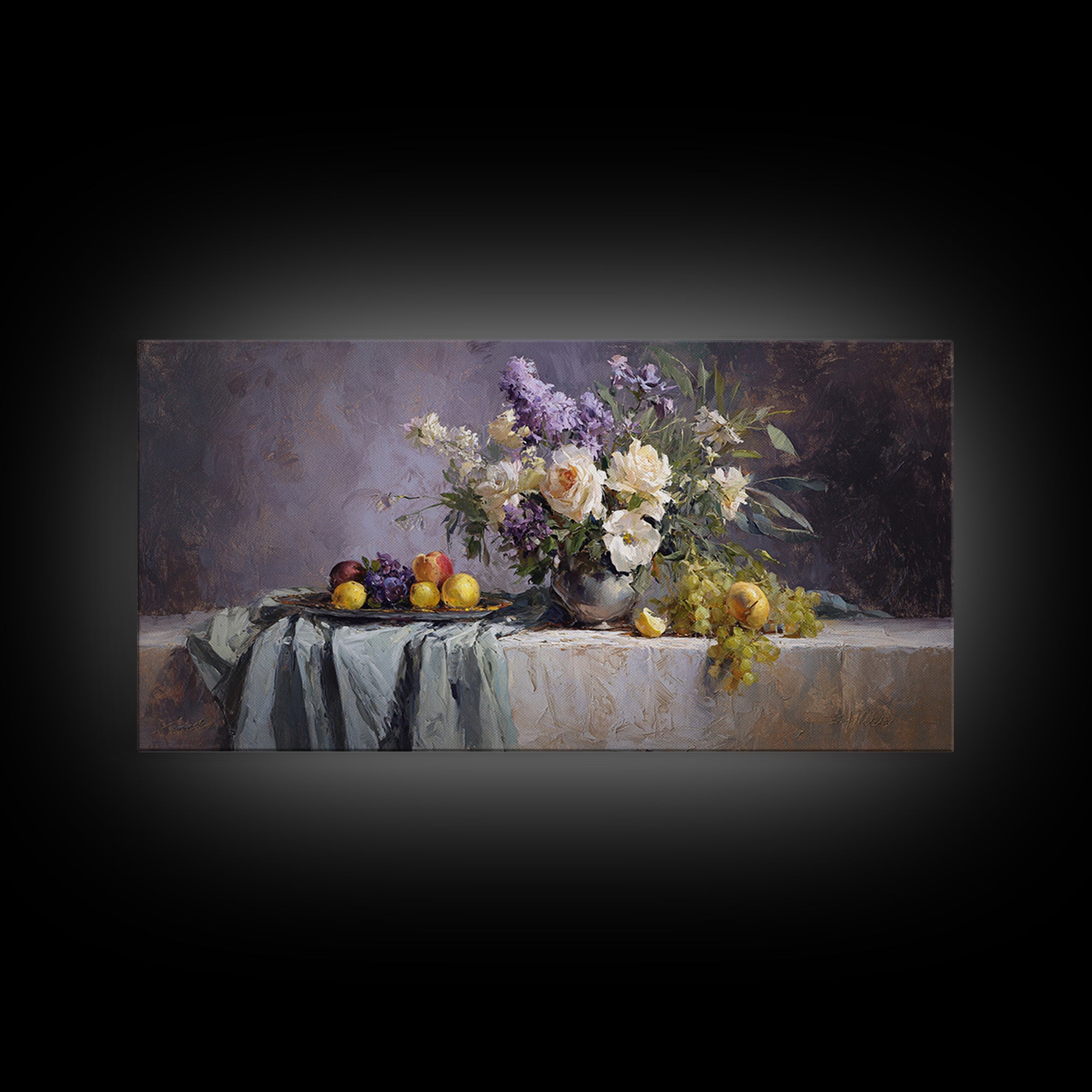 Museum Still Life Canvas Print, Art, Printable Wall Art, Living Room Decor, Watercolor Art, Canvas Art, Ai Art, ART-2x1-93