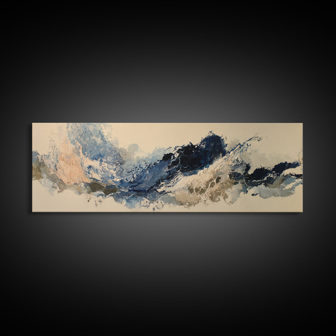 Abstract Water Forms Canvas Print, Art, Printable Art, Living Room Decor, Abstract Art, Statement Artwork, Boho Decor, ART-3x1-11
