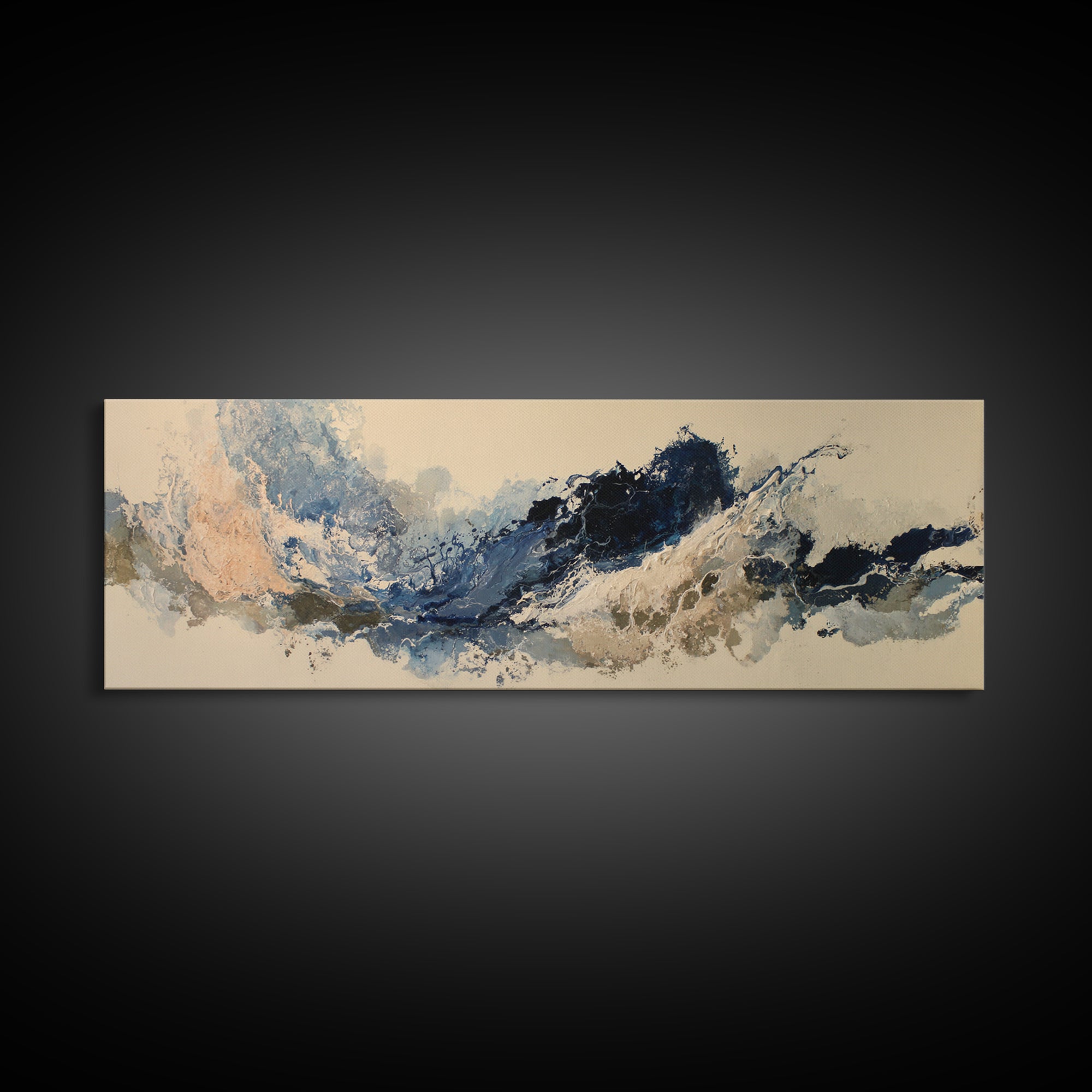 Abstract Water Forms Canvas Print, Art, Printable Art, Living Room Decor, Abstract Art, Statement Artwork, Boho Decor, ART-3x1-11