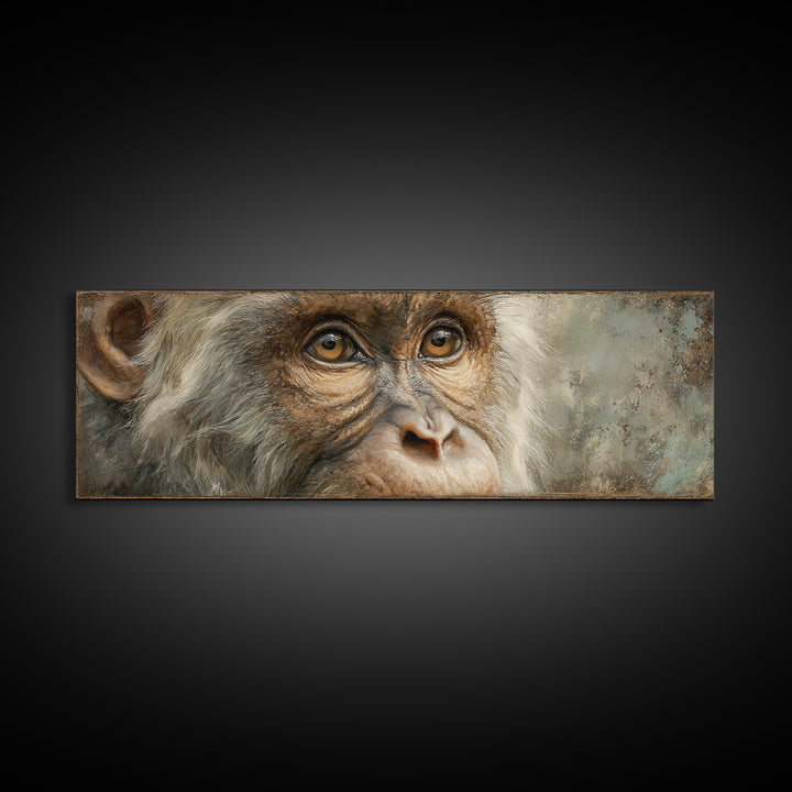 Elegant Animal Portrait Canvas Print, Art, Art Prints, Living Room Decor, Fine Art, Framed Wall Art, Canvas Wall Art, ART-3x1-34
