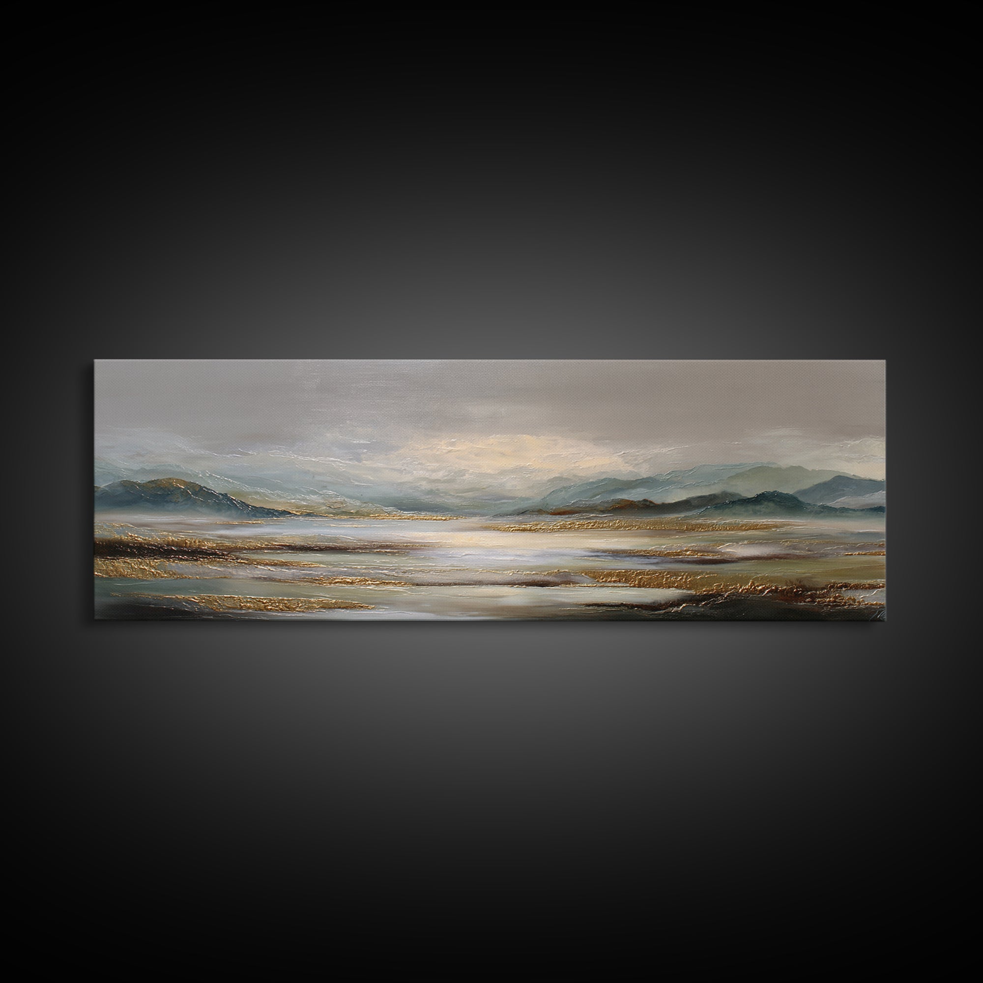 Surreal Dream Landscape Canvas Print, Art, Wall Art Prints, Living Room Decor, Fine Art, Ai Art, Textured Wall Art, ART-3x1-75