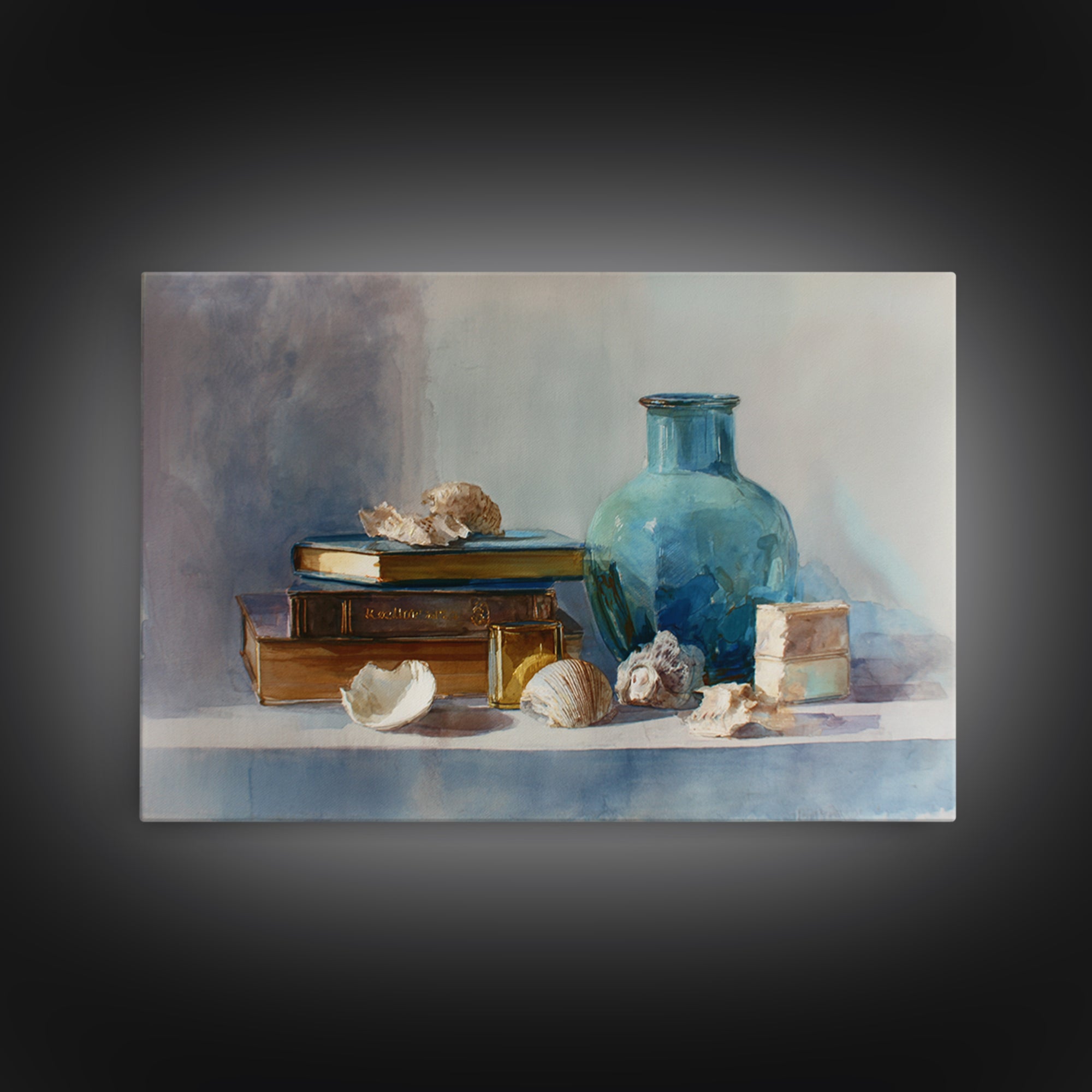 Sunlit Interior Still Life Framed Canvas Print, Art, Art Prints, Living Room Decor, Fine Art, Framed Wall Art, ART-3x2-18