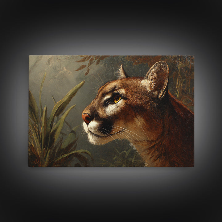 Elegant Animal Portrait Canvas Print, Art, Art Print, Living Room Decor, Oil Painting, Canvas Wall Art, Abstract Art, ART-3x2-22