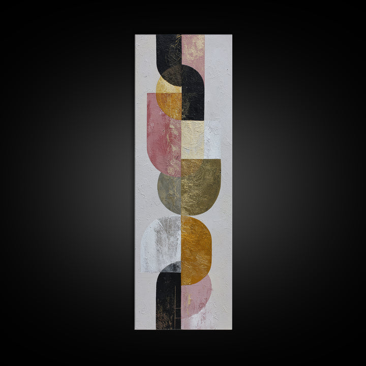 Textured Plaster Abstract Framed Canvas Print, Above Sofa Art, Abstract Wall Art, Living Room Decor, Fine Art, Statement, ASA-1x3-71