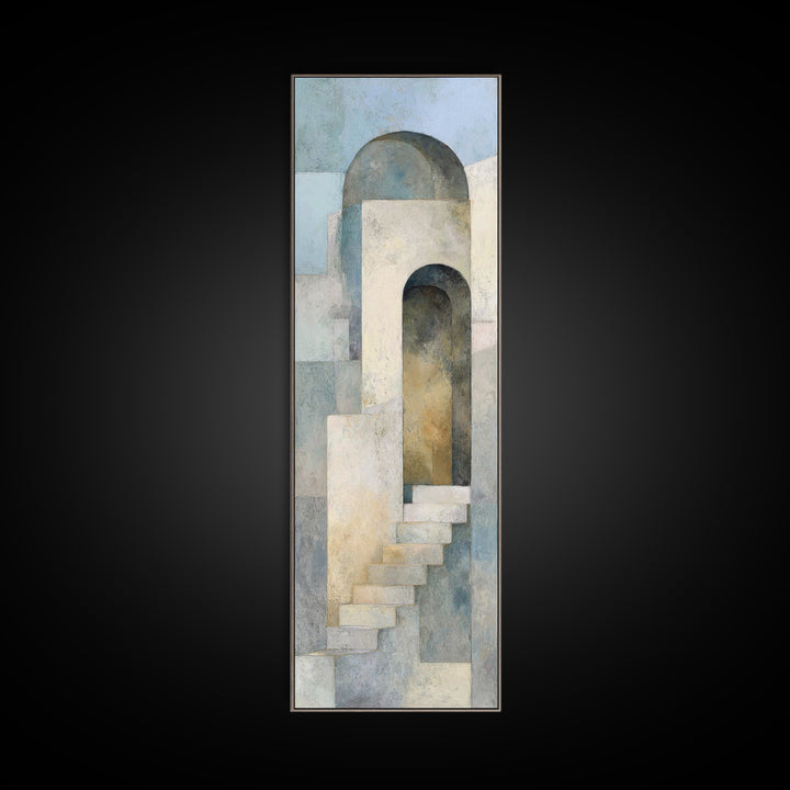 Architectural Arch Study Canvas Print, Above Sofa Art, Statement Artwork, Living Room Decor, Statement, Mid Century Modern, ASA-1x3-93