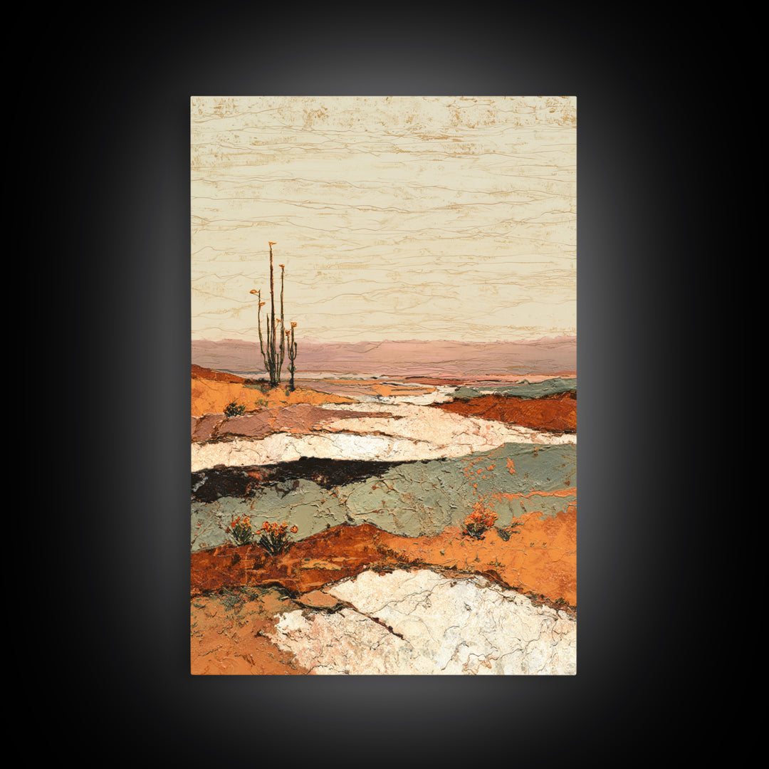 Abstract Canyon Landscape Canvas Print, Above Sofa Art, Wall Decor, Living Room Decor, Fine Art, Statement, Contemporary Art, ASA-2x3-39