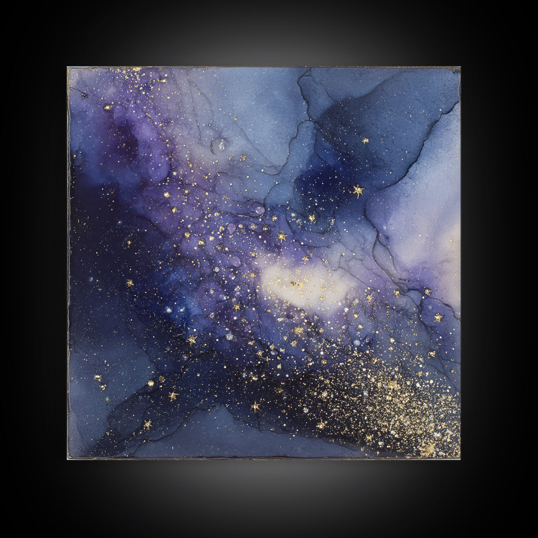 Scorpio Formed from Stars and Jeweled Shadows Canvas Print, Astrology Art, Zodiac Sign Print, Living Room Decor, Zodiac, AST-1x1-10