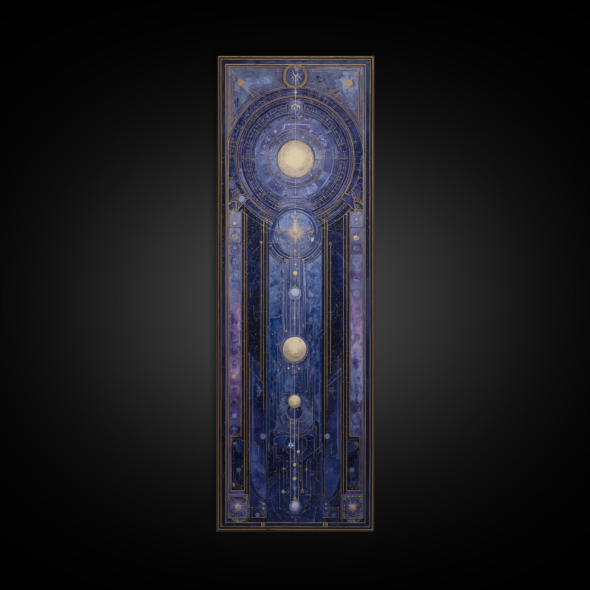 Scorpio Formed from Stars and Jeweled Shadows Canvas Print, Astrology Art, Astronomy Print, Living Room Decor, Fine Art, Zodiac, AST-1x3-22