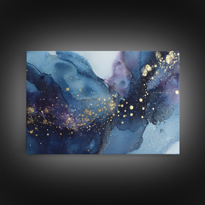 Scorpio Formed from Stars and Jeweled Shadows Framed Canvas Print, Astrology Art, Zodiac Sign Print, Living Room Decor, Zodiac, AST-3x2-86