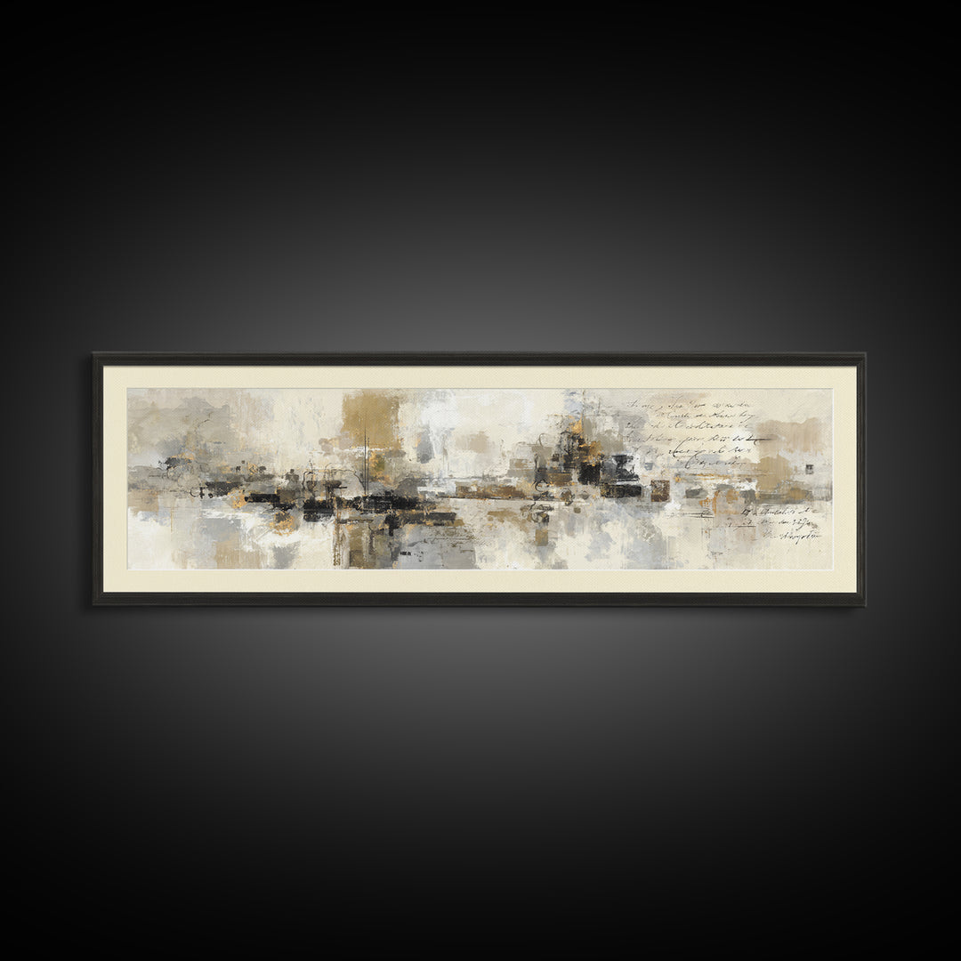Antique Key and Handwritten Canvas Print, Bed and Breakfast Art, Bedroom Wall Decor, Living Room Decor, Fine Art Print, BAB-3x1-1