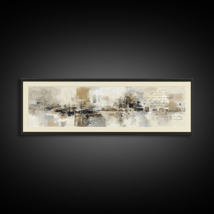 Antique Key and Handwritten Canvas Print, Bed and Breakfast Art, Bedroom Wall Decor, Living Room Decor, Fine Art Print, BAB-3x1-1