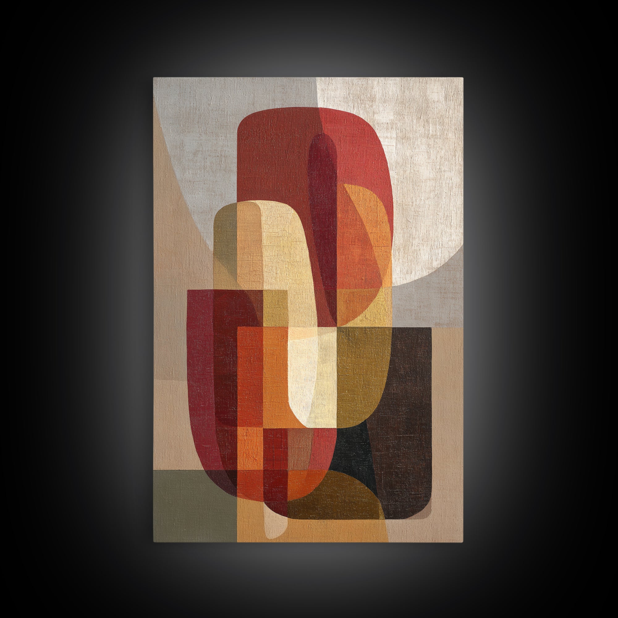 Sports Jersey Abstract Framed Canvas Print, Basement Art, Wall Art, Living Room Decor, Abstract Art, Retreat, BAS-2x3-38