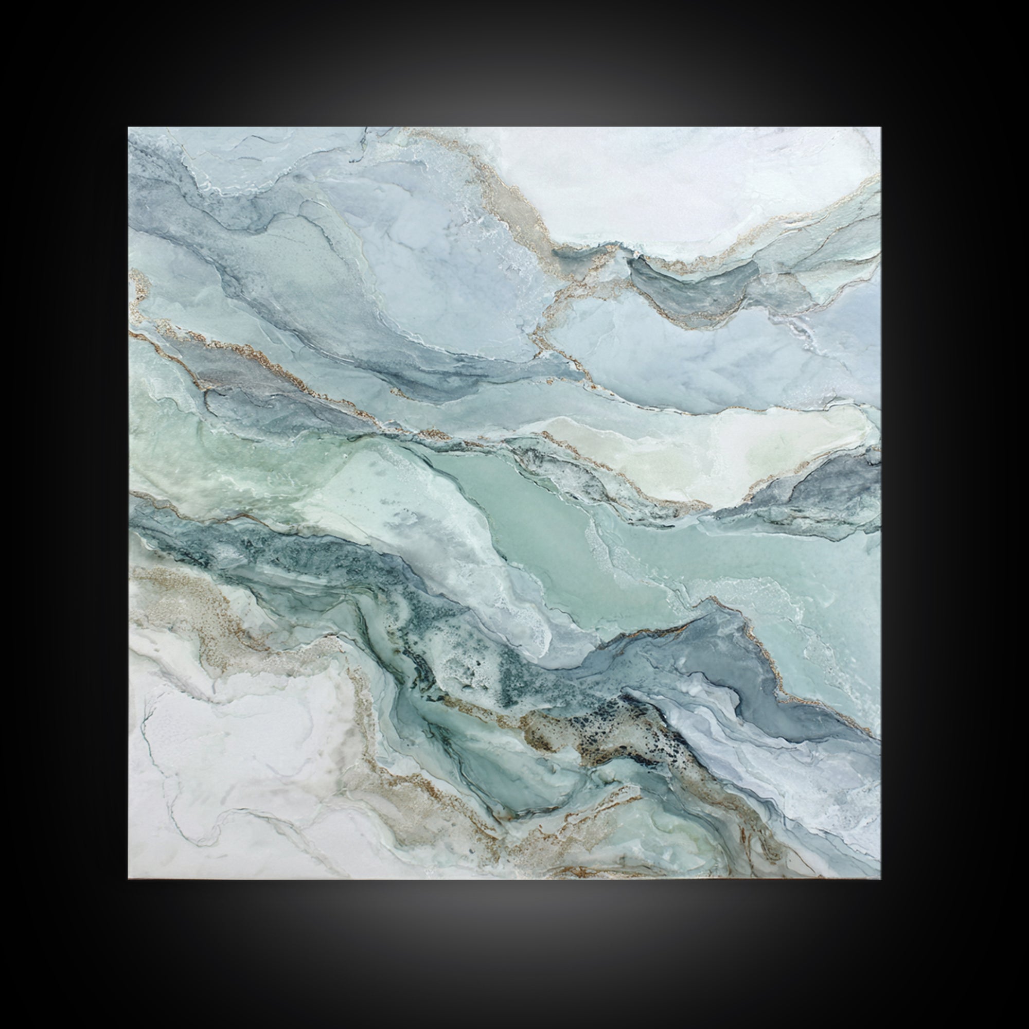 Abstract Marble Texture Framed Canvas Print, Bathroom Art, Luxury Decor, Bathroom Decor, Abstract Art, Spa, Digital Wall Art, BAT-1x1-40