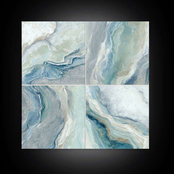 Abstract Marble Texture Framed Canvas Print, Bathroom Art, Bathroom Prints, Bathroom Decor, Abstract Art, Spa, Trendy Wall Art, BAT-1x1-64
