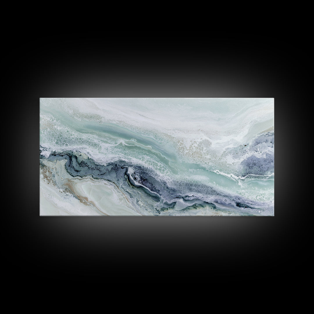 Abstract Marble Texture Framed Canvas Print, Bathroom Art, Luxury Decor, Bathroom Decor, Abstract Art, Spa, Digital Wall Art, BAT-2x1-12