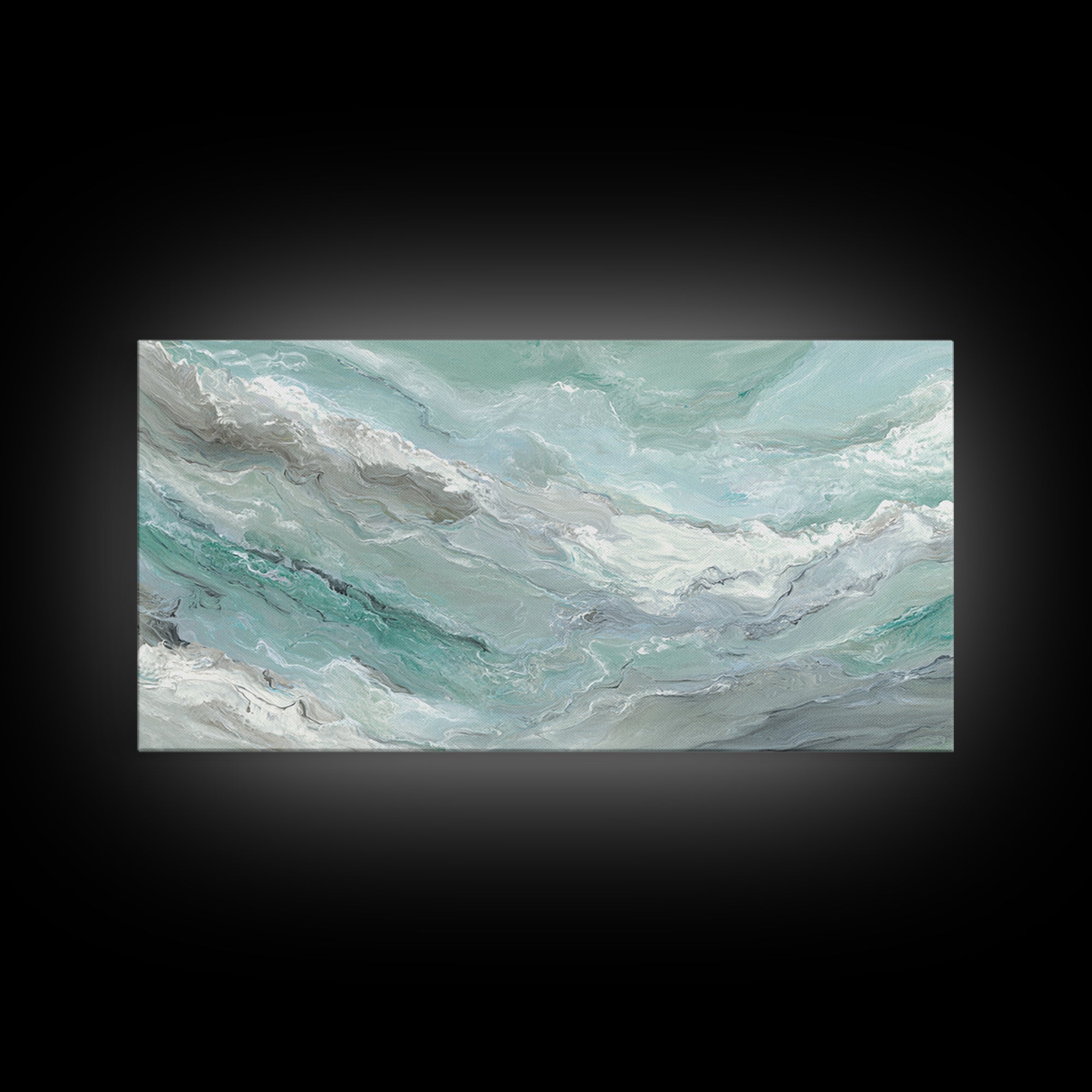 Abstract Marble Texture Canvas Print, Bathroom Art, Contemporary Art, Bathroom Decor, Abstract Art, Spa, Framed Wall Art, BAT-2x1-36
