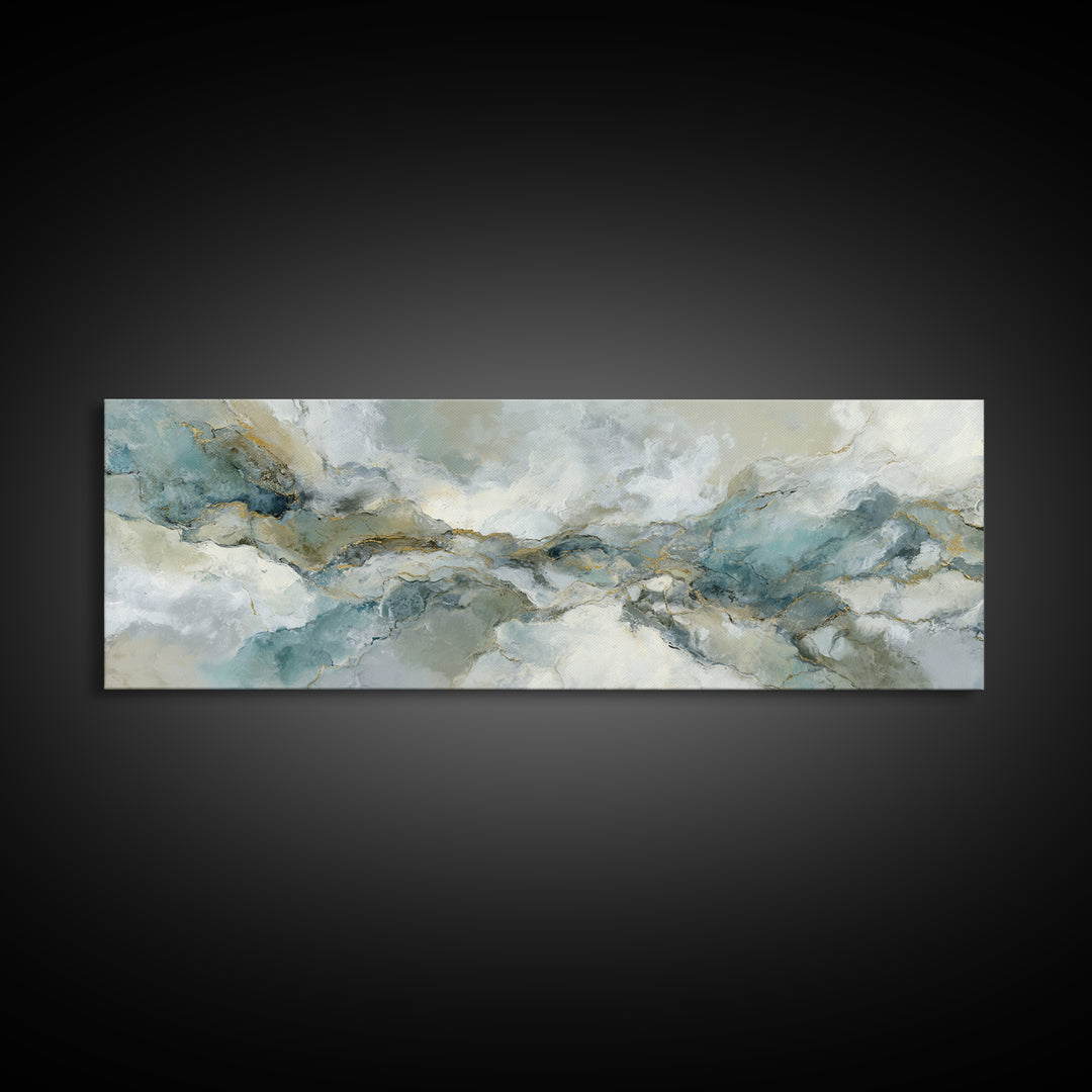 Abstract Marble Texture Canvas Print, Bathroom Art, Wall Art, Bathroom Decor, Abstract Art, Spa, Dog Portrait, Canvas Wall Art, BAT-3x1-80