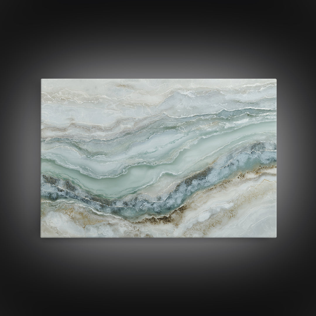 Abstract Marble Texture Framed Canvas Print, Bathroom Art, Halloween Art, Bathroom Decor, Abstract Art, Spa, Textured Painting, BAT-3x2-92