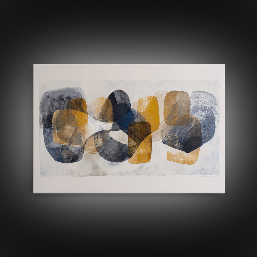 Abstract Charcoal Gestures on White Paper Canvas Print, Black and White Art, Home Decor, Living Room Decor, Monochrome, BAW-3x2-80