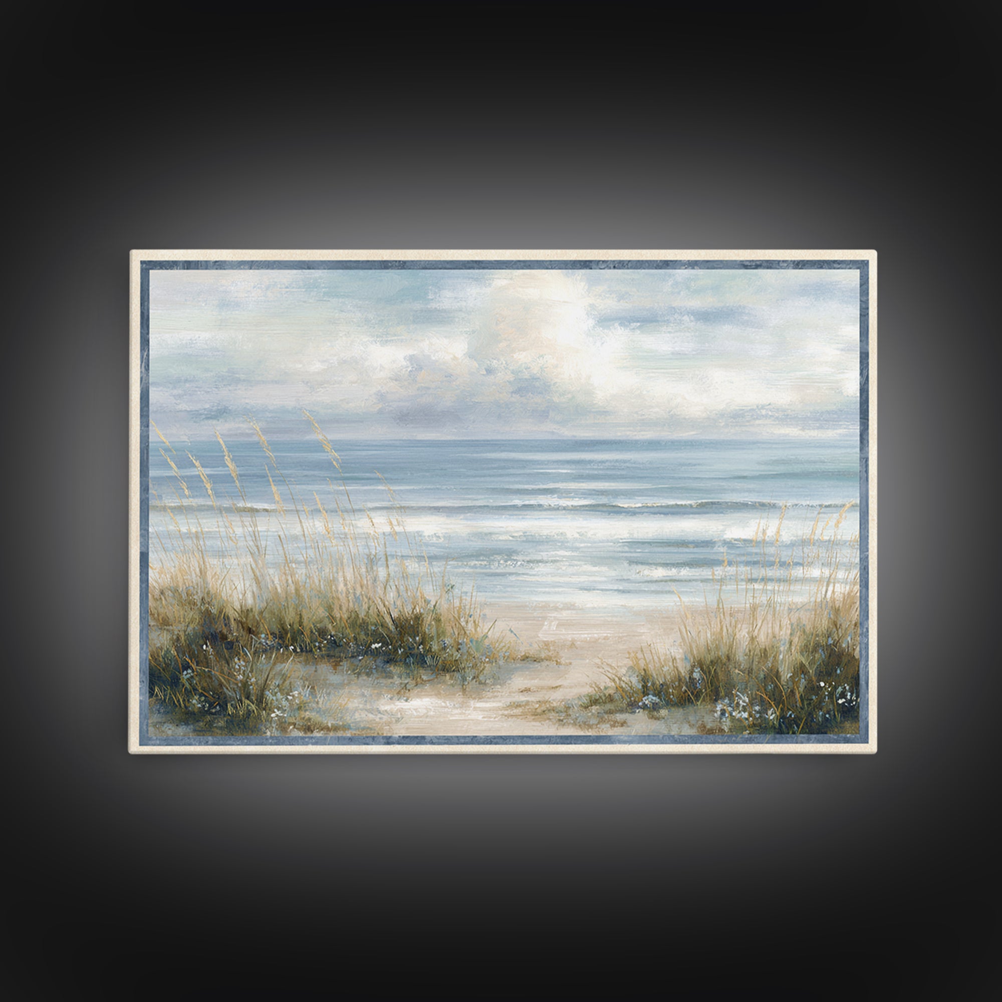 Driftwood and Wildflowers on Sand Canvas Print, Beach Art, Coastal Wall Art, Coastal Decor, Oil Painting, Shore, Fine Art Print, BEA-3x2-98