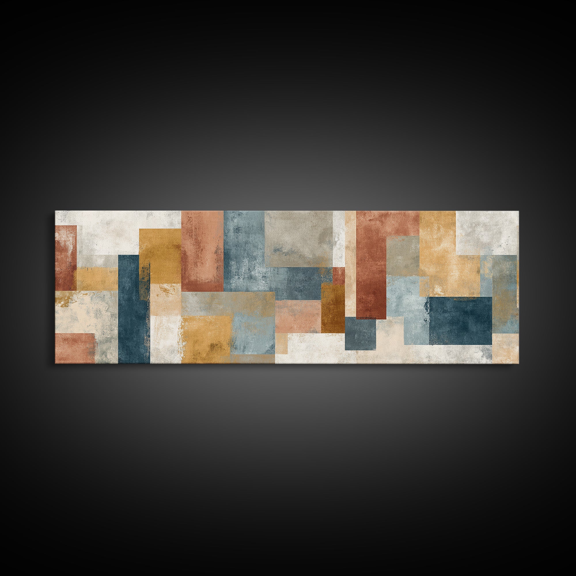 Tribal Neutral Pattern Canvas Print, Boho Art, Modern Decor, Living Room Decor, Fine Art, Bohemian, Wall Decor, Prints, BOH-3x1-54