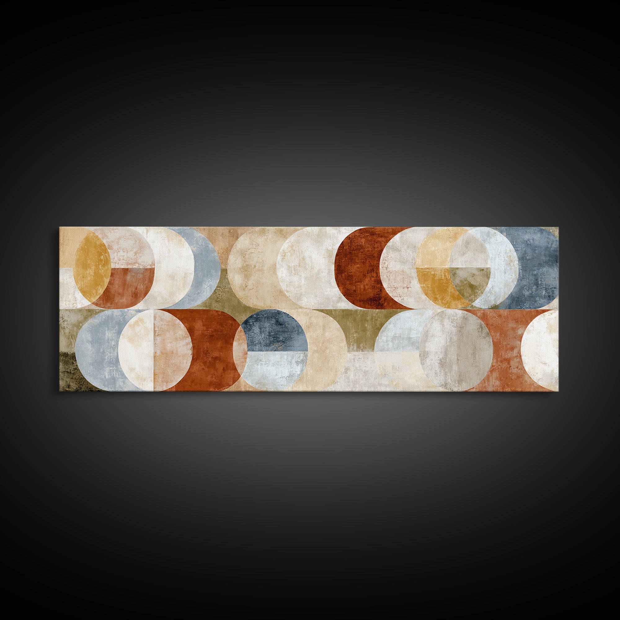 Tribal Neutral Pattern Canvas Print, Boho Art, Artwork, Living Room Decor, Fine Art, Bohemian, Boho Decor, Living Room Wall Art, BOH-3x1-78