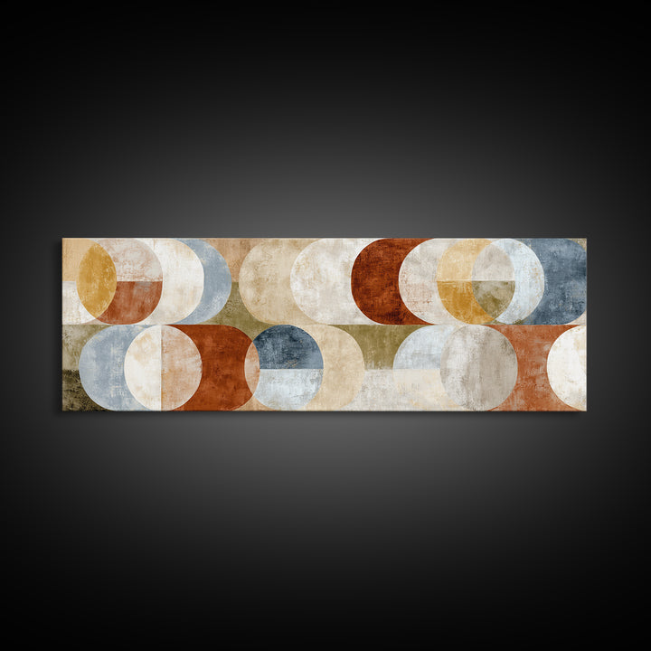 Tribal Neutral Pattern Canvas Print, Boho Art, Artwork, Living Room Decor, Fine Art, Bohemian, Boho Decor, Living Room Wall Art, BOH-3x1-78