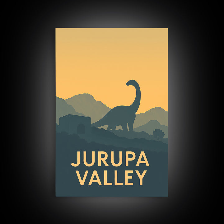 Jurupa Valley California Travel Poster, Canvas Print, Sunset Skyline Wall Art, Jurupa Valley Poster Print, Travel Art, City Art Print