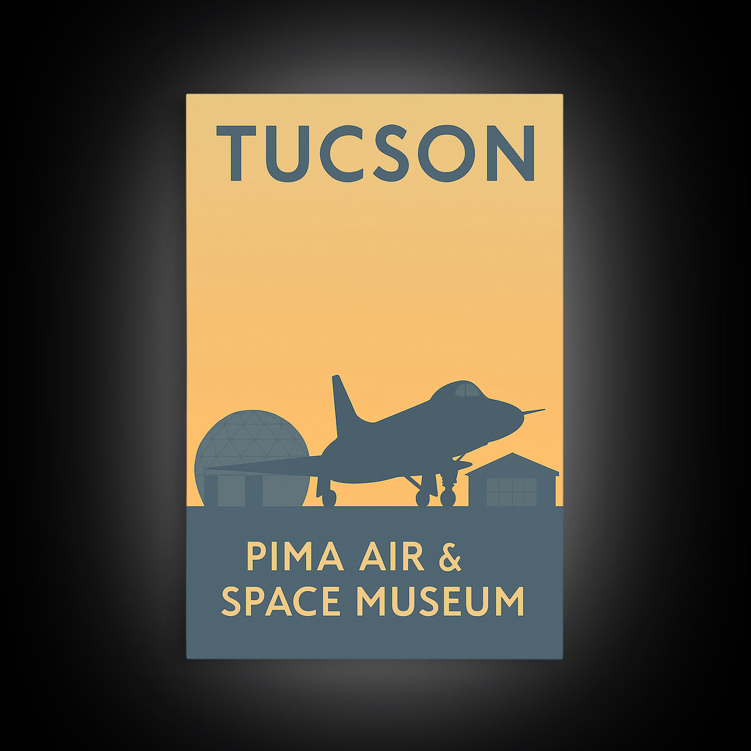 Tucson Arizona Travel Poster, Canvas Print, Mid Century Travel Art, Tucson Wall Art, Vintage Travel Print, Wall Art, Retro Travel Print