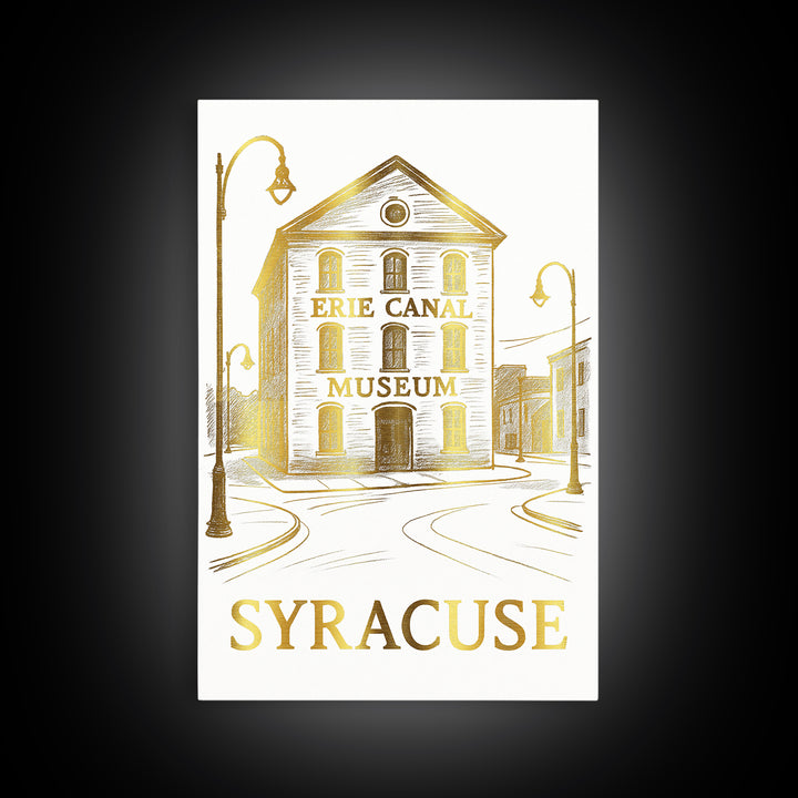 Syracuse Travel Poster, Canvas Print, Minimalist Poster Art, Syracuse Wall Art, Travel Poster Set, Travel Poster Art, Modern Wall Decor
