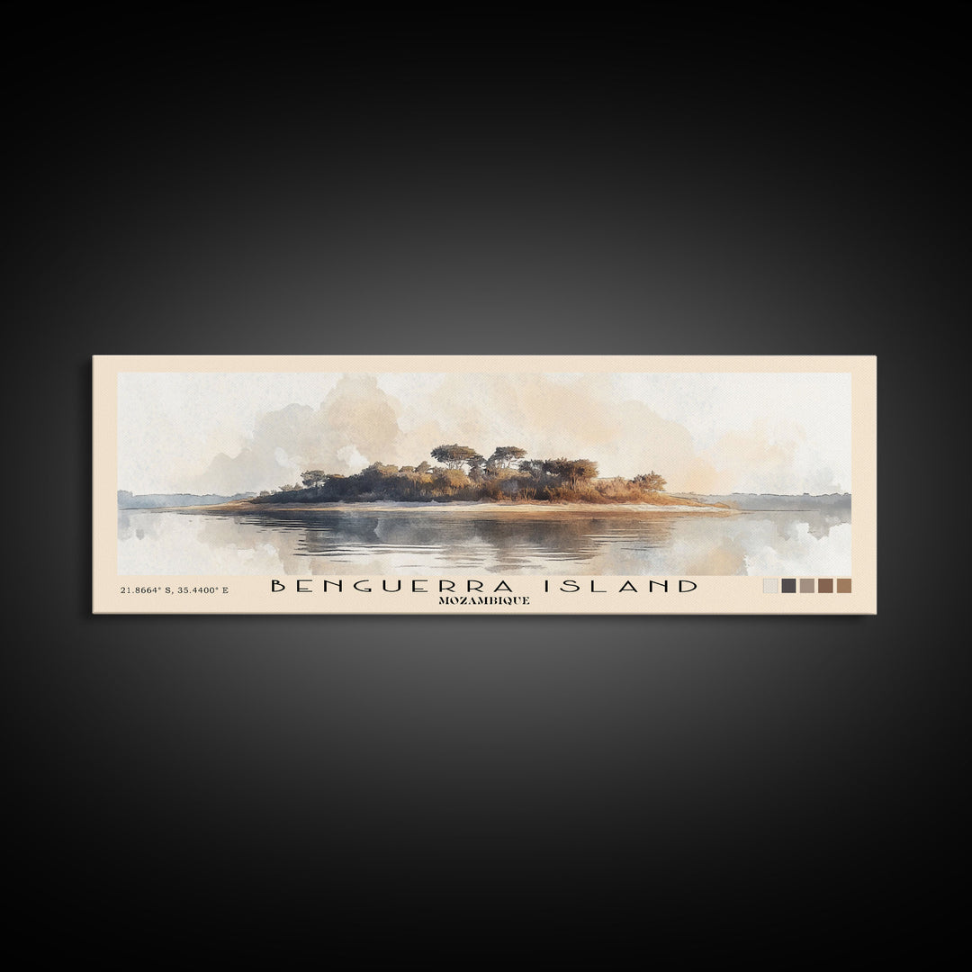 Benguerra Island, Mozambique Watercolor Print, Vacation Gift, Mozambique Wall Art, Vacation Wall Art, Vacatation Memories, Beach Decor, Beach Or Lakehouse Art