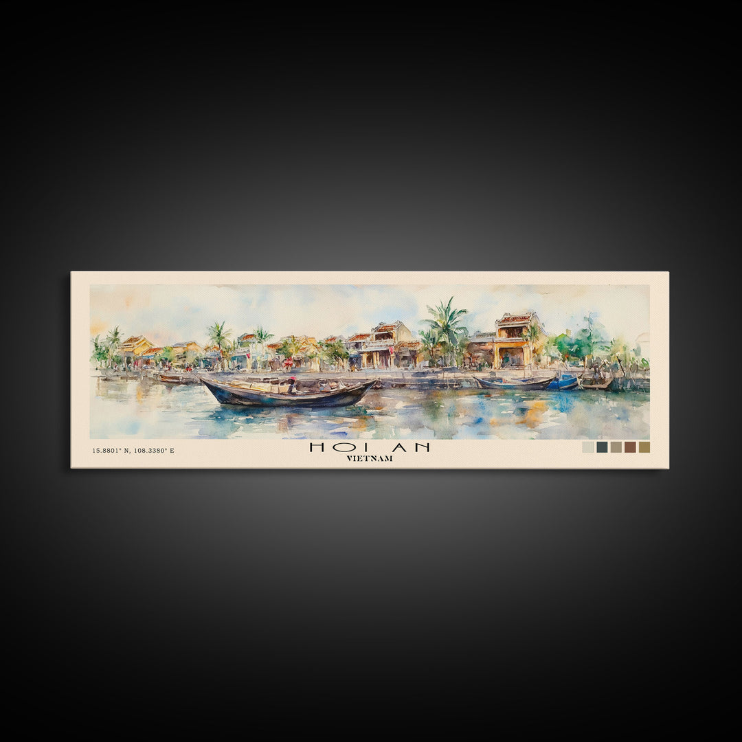 Hoi An, Vietnam Watercolor Print, Vacation Gift, Vietnam Wall Art, Vacation Wall Art, Vacatation Memories, Beach Decor, Beach Or Lakehouse Art