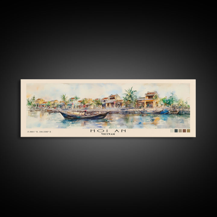 Hoi An, Vietnam Watercolor Print, Vacation Gift, Vietnam Wall Art, Vacation Wall Art, Vacatation Memories, Beach Decor, Beach Or Lakehouse Art