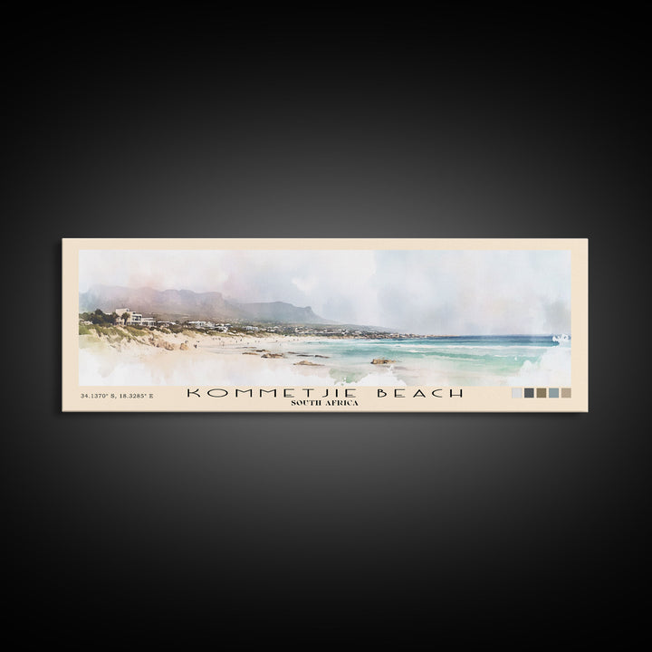 Kommetjie Beach, South Africa Watercolor Print, Vacation Gift, South Africa Wall Art, Vacation Wall Art, Vacatation Memories, Beach Decor, Beach Or Lakehouse Art
