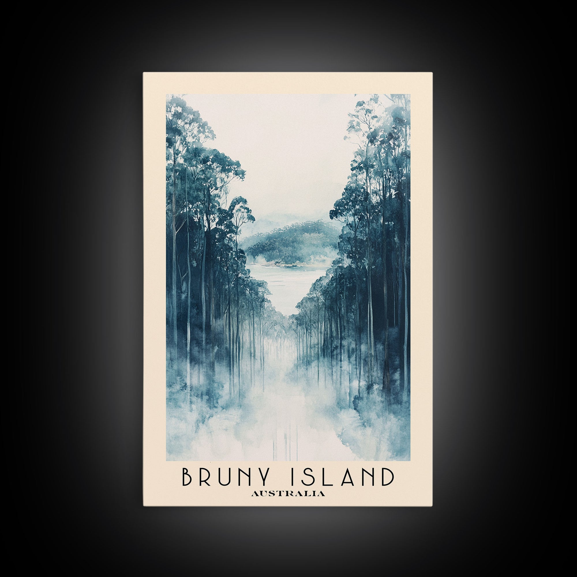 Bruny Island, Australia Watercolor Print, Vacation Gift, Australia Wall Art, Vacation Wall Art, Vacatation Memories, Beach Decor, Beach Or Lakehouse Art