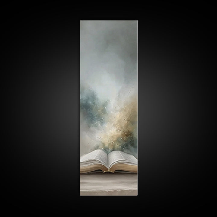Light Of Revelation – Framed Canvas Print – Christian Wall Art – Christian Art Canvas – Narrow Art – Christian Christmas Art – Christian Gi