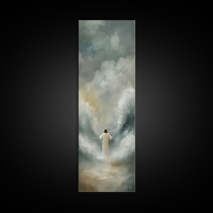 Rising Hope | Framed Canvas Print | Skinny Art | Christian Art Canvas | Jesus Painting | Christian Wall Art | Christmas Art