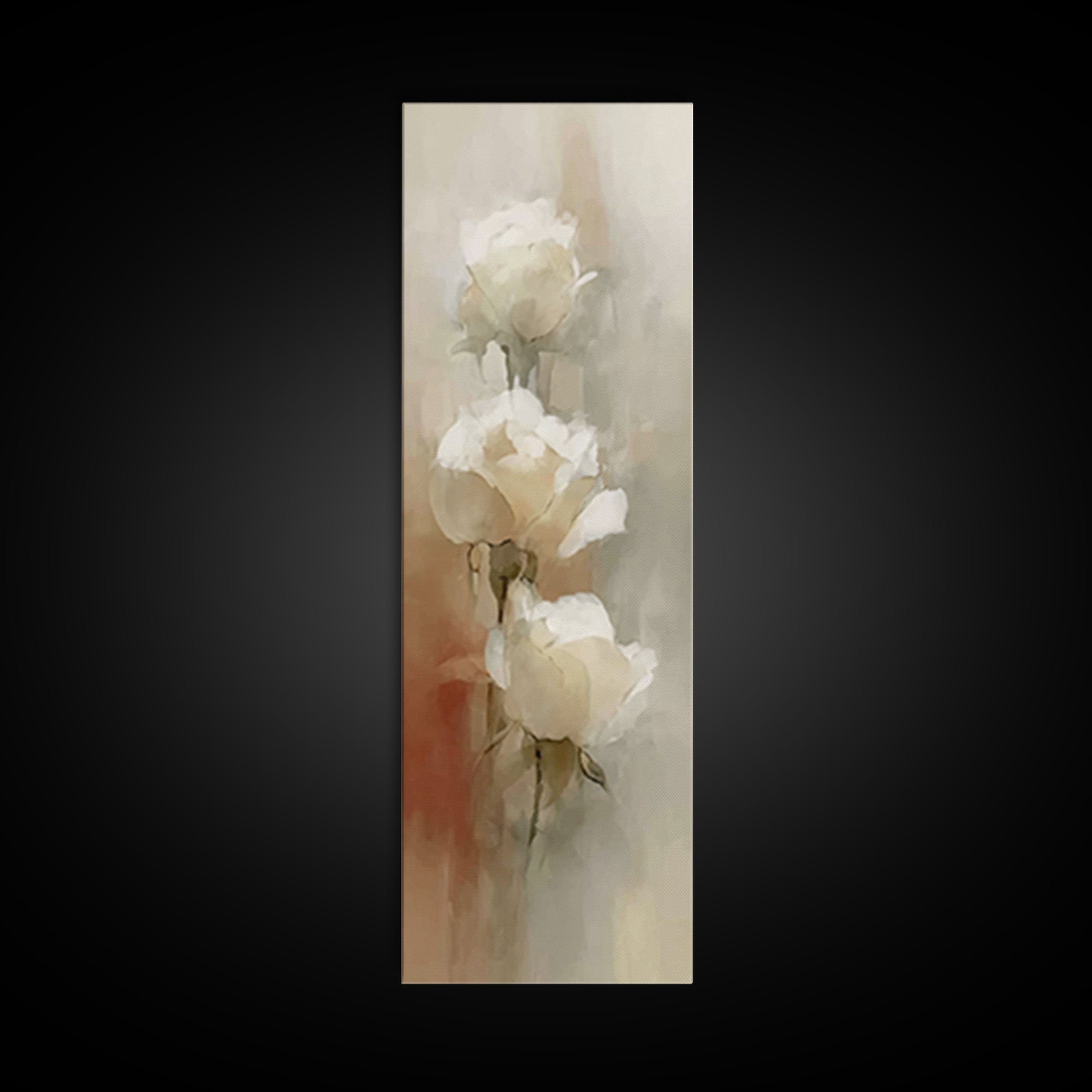 Blossoms Of Hope, Framed Canvas Print, Christian Wall Art, Christian Art Canvas, Christian Decor, Christian Gift Ideas, Tall Skinny Art Pri