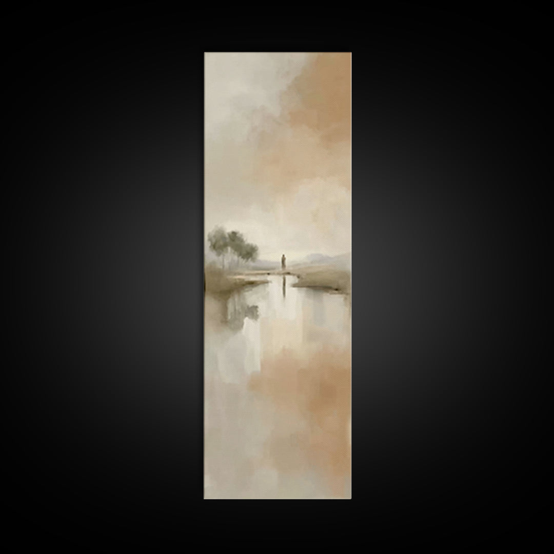 Dawn Of Mercy – Framed Canvas Print – Skinny Art – Christian Art Canvas – Jesus Painting – Christian Wall Art – Christmas Art