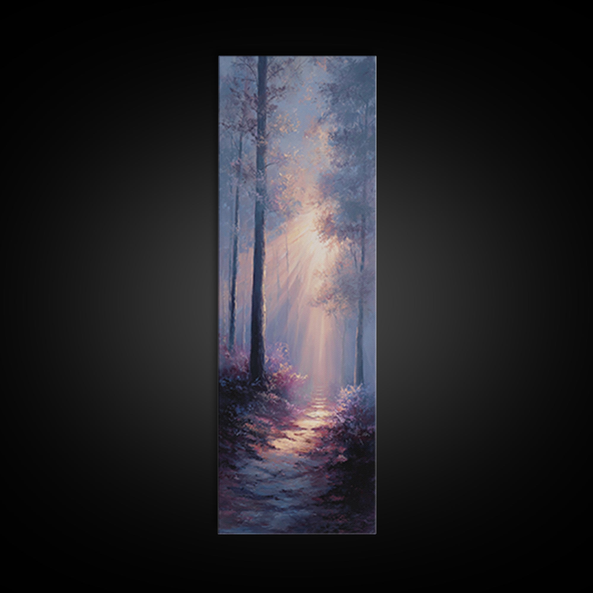 Forest Of Glory – Framed Canvas Print – Tall Narrow Wall Art – Christian Painting – Christian Art – Christian Art Canvas – Christian Wall A