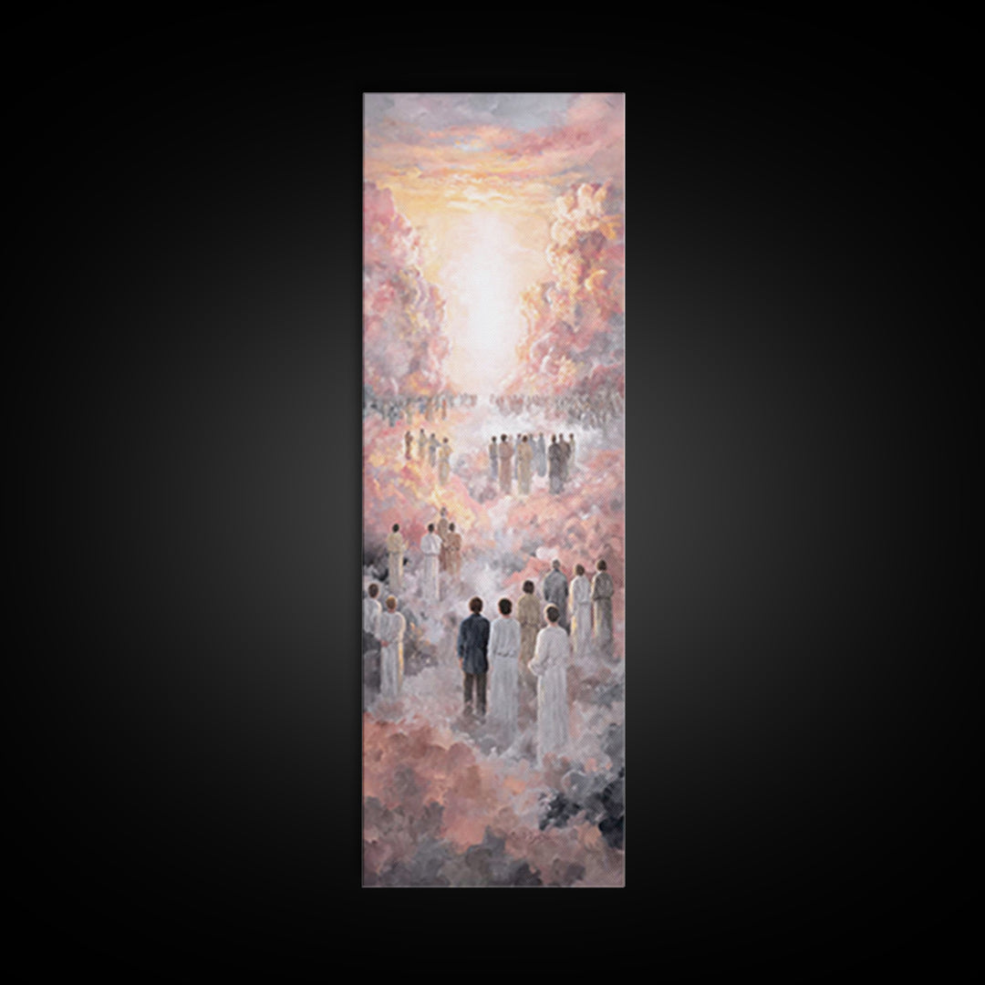 Path Of Glory – Framed Canvas Print – Narrow Art – Christian Art Print – Christian Wall Art – Christian Christmas Art – Jesus Painting – Ch